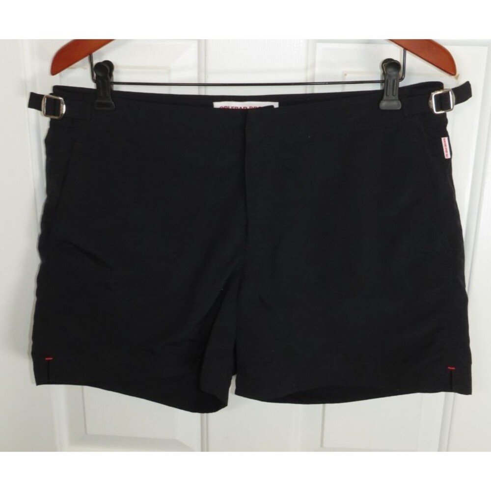 Orlebar Brown O.B. Classic Setter Swim Trunks Size 34 Black 4.5" Inseam
